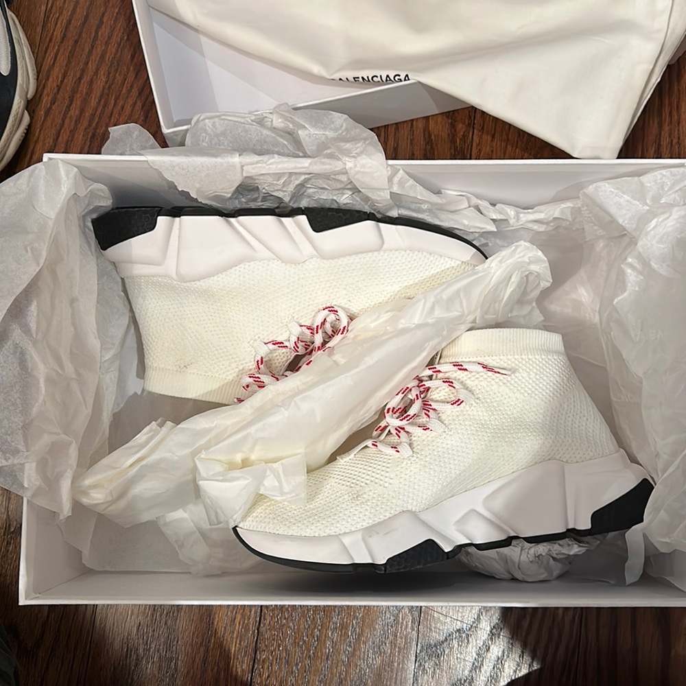 Balenciaga Speed Lace Up Sneakers Size 36